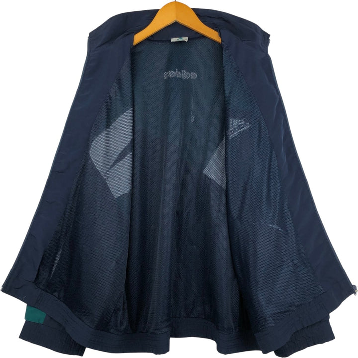 90'S Adidas Equipment windbreaker, size XL (equivalent to men's XL) unclear navy blue type Vintage Second Hand