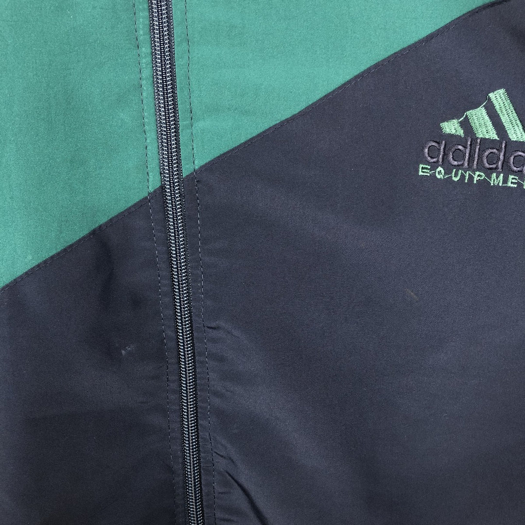 90'S Adidas Equipment windbreaker, size XL (equivalent to men's XL) unclear navy blue type Vintage Second Hand