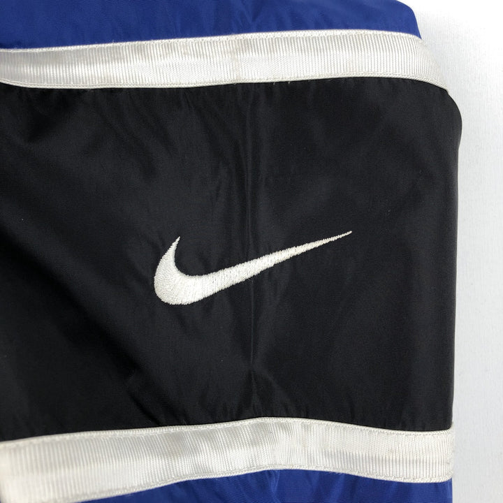 90'S Vintage Nike Anorak Parka, Men's Size L Nylon blue type Vintage Second Hand