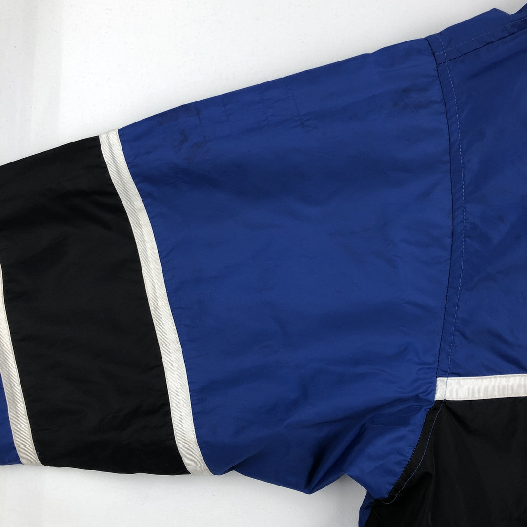 90'S Vintage Nike Anorak Parka, Men's Size L Nylon blue type Vintage Second Hand