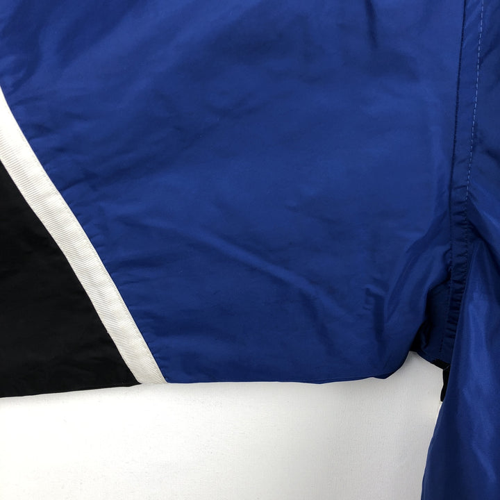 90'S Vintage Nike Anorak Parka, Men's Size L Nylon blue type Vintage Second Hand
