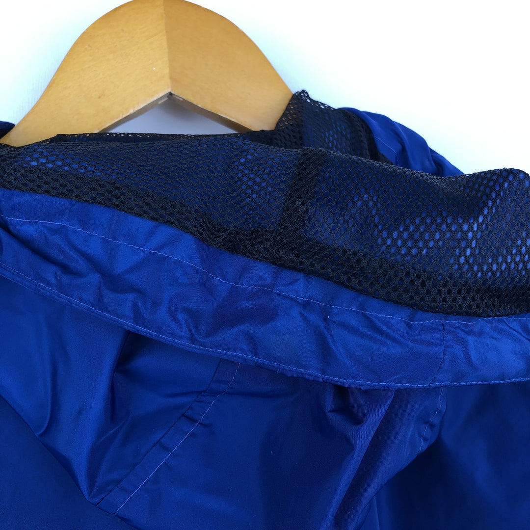 90'S Vintage Nike Anorak Parka, Men's Size L Nylon blue type Vintage Second Hand