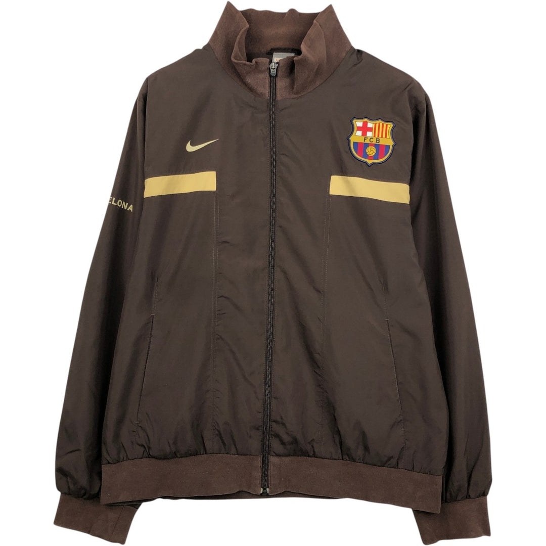 2000'S Nike LA LIGA FC BARCELONA Windbreaker, Men's Size M (approx.) polyester brown type Vintage Second Hand