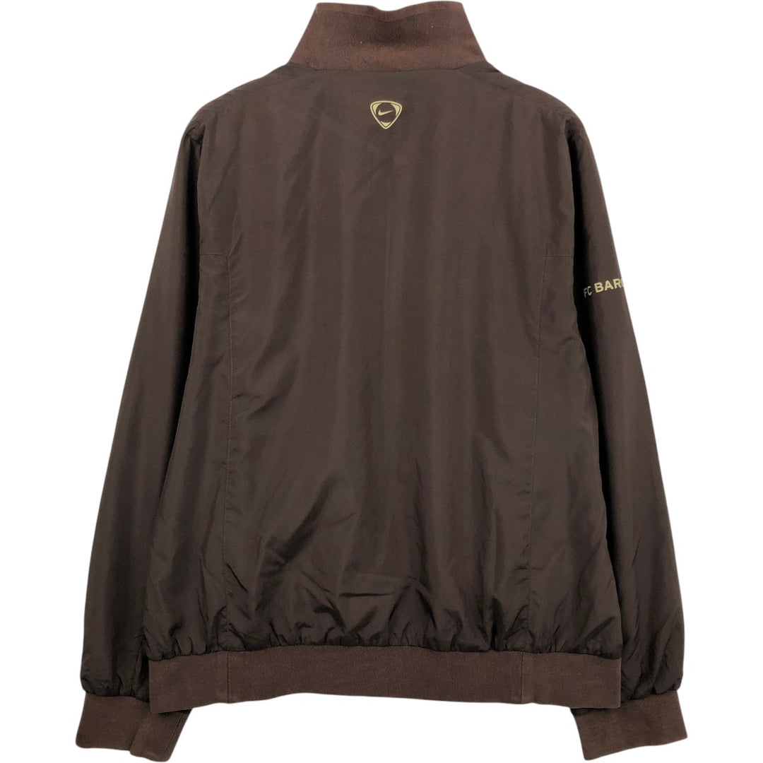 2000'S Nike LA LIGA FC BARCELONA Windbreaker, Men's Size M (approx.) polyester brown type Vintage Second Hand