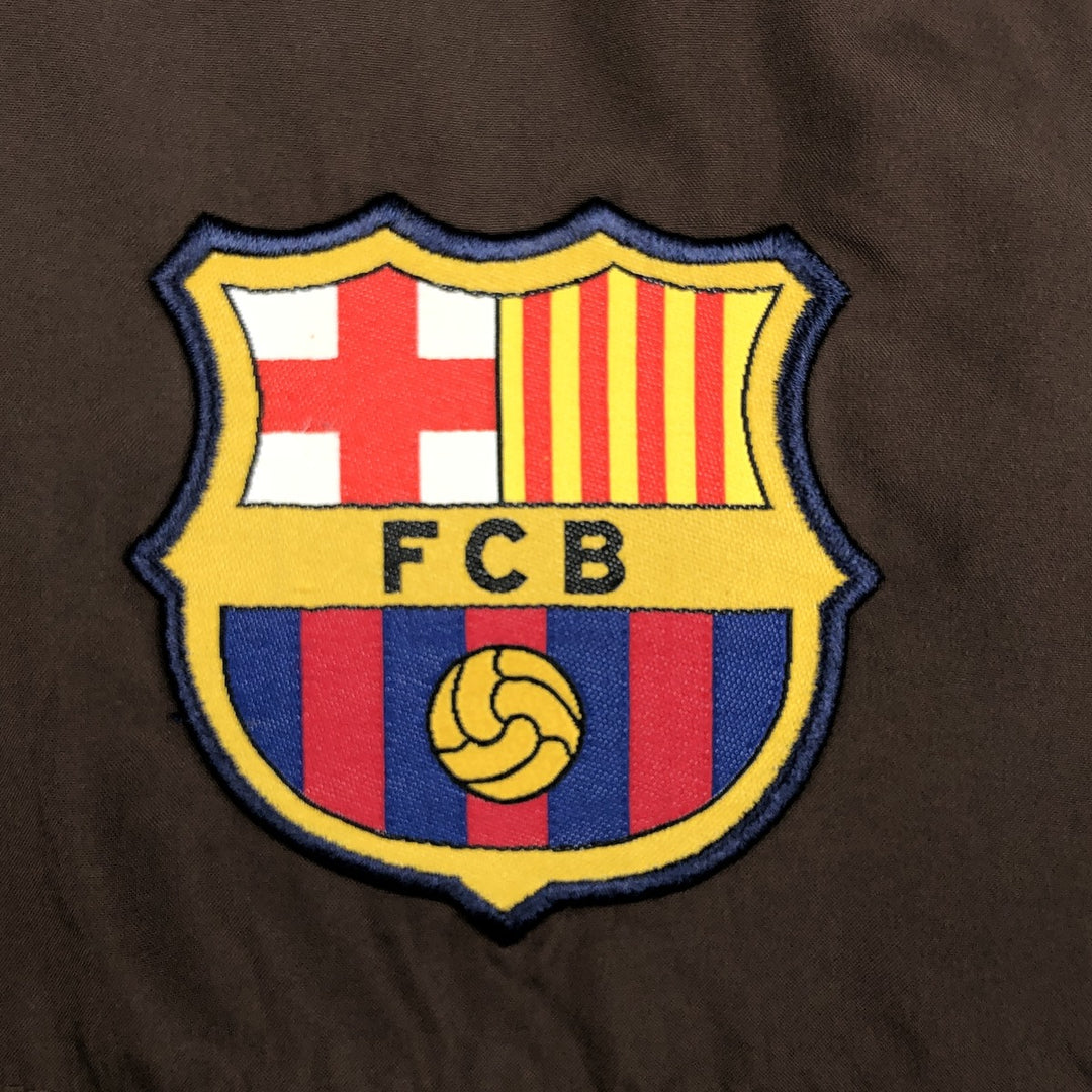2000'S Nike LA LIGA FC BARCELONA Windbreaker, Men's Size M (approx.) polyester brown type Vintage Second Hand