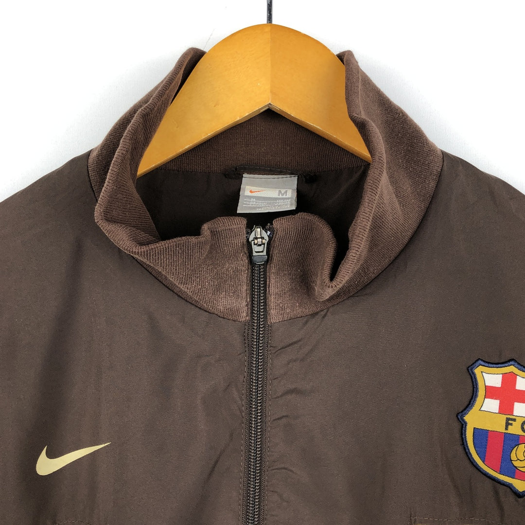 2000'S Nike LA LIGA FC BARCELONA Windbreaker, Men's Size M (approx.) polyester brown type Vintage Second Hand