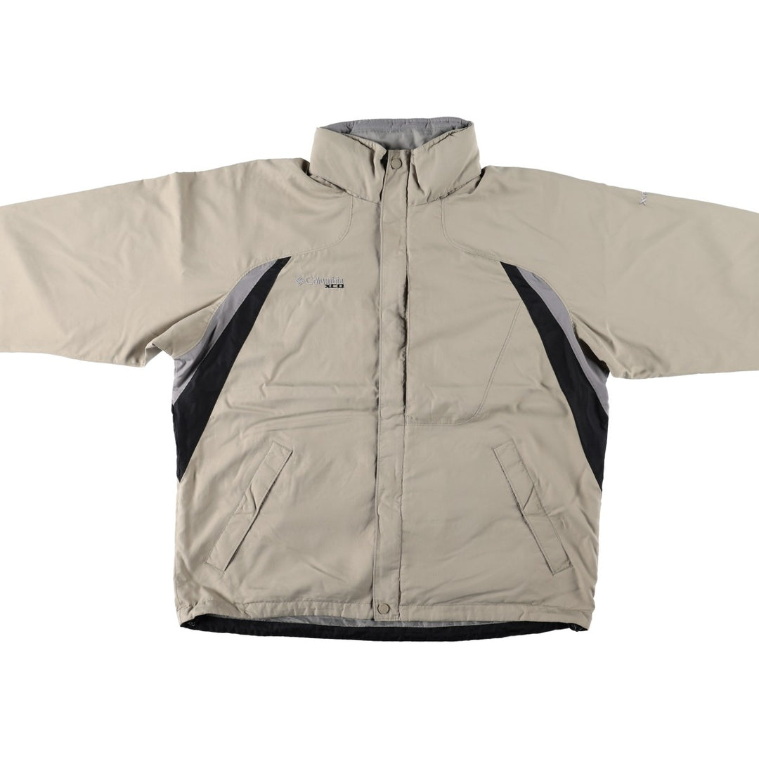 2000'S Columbia XCO Mountain Jacket Shell Jacket, Made in Vietnam, Men's Size L (approx.) polyester Beige type Vintage Second Hand