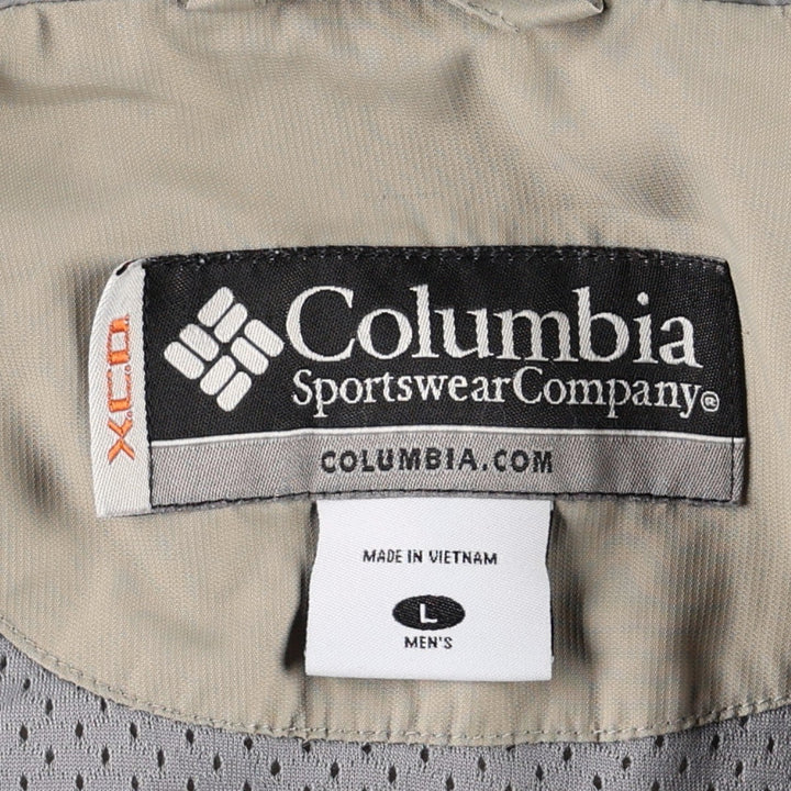 2000'S Columbia XCO Mountain Jacket Shell Jacket, Made in Vietnam, Men's Size L (approx.) polyester Beige type Vintage Second Hand