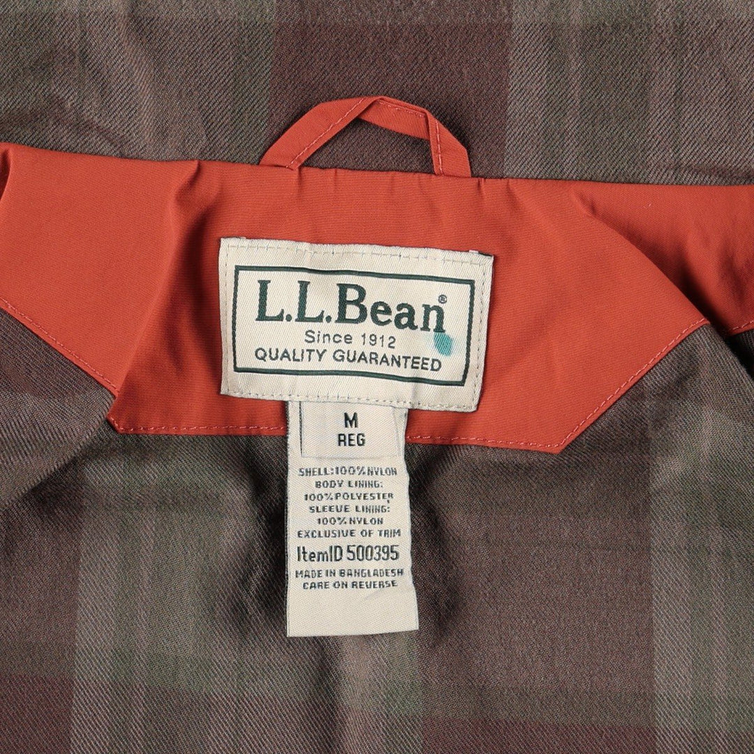 90s-00'S LLBean Mountain Jacket Shell Jacket Men's Size M (approx.) Nylon red type Vintage Second Hand