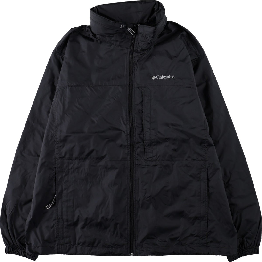 Columbia Mountain Jacket, Shell Jacket, Men's XL Nylon black type Vintage Second Hand