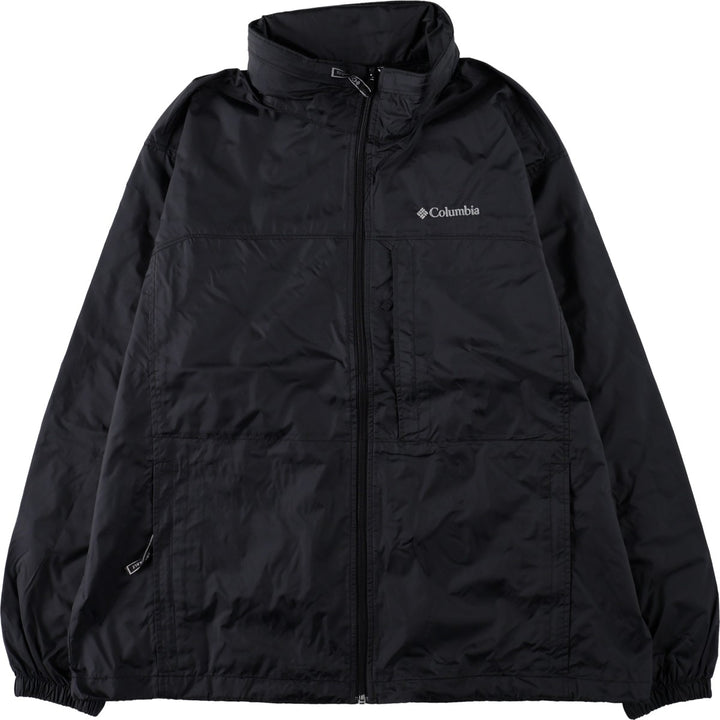 Columbia Mountain Jacket, Shell Jacket, Men's XL Nylon black type Vintage Second Hand