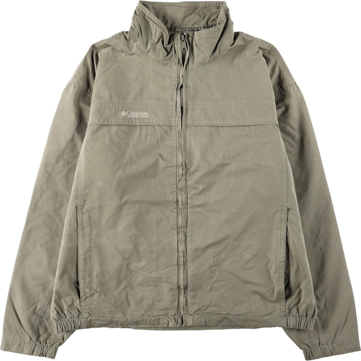 00'S Columbia Mountain Jacket Shell Jacket Men's XL cotton Khaki type Vintage Second Hand