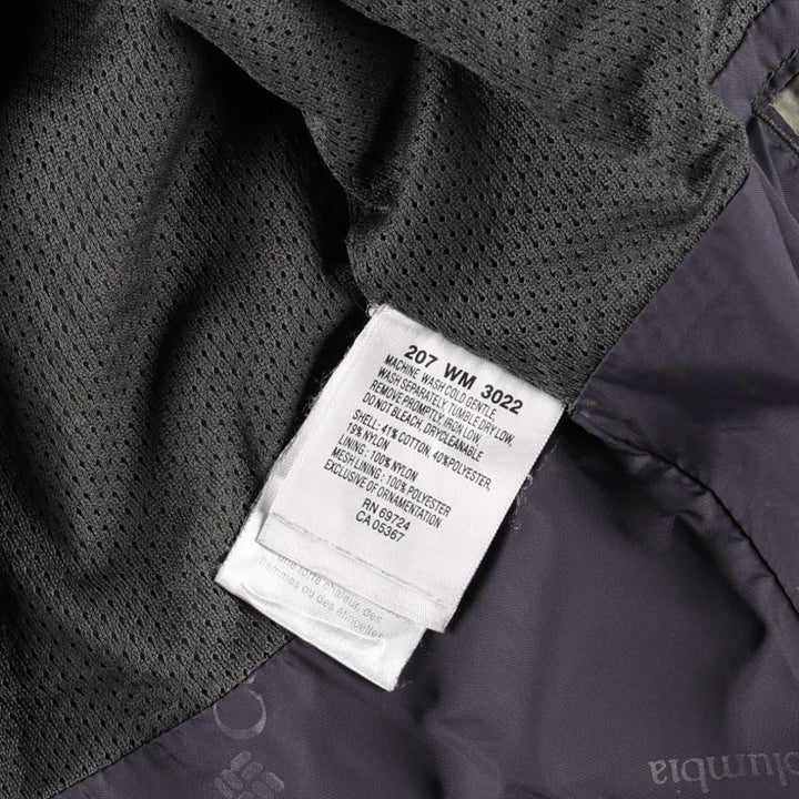 00'S Columbia Mountain Jacket Shell Jacket Men's XL cotton Khaki type Vintage Second Hand