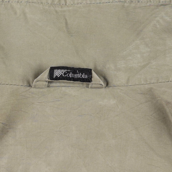 00'S Columbia Mountain Jacket Shell Jacket Men's XL cotton Khaki type Vintage Second Hand