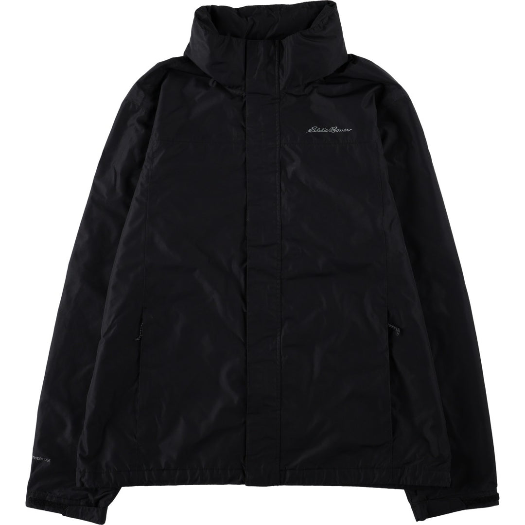 Eddie Bauer Mountain Jacket, Shell Jacket, Men's L size polyester black type Vintage Second Hand