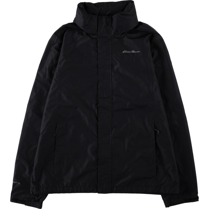 Eddie Bauer Mountain Jacket, Shell Jacket, Men's L size polyester black type Vintage Second Hand