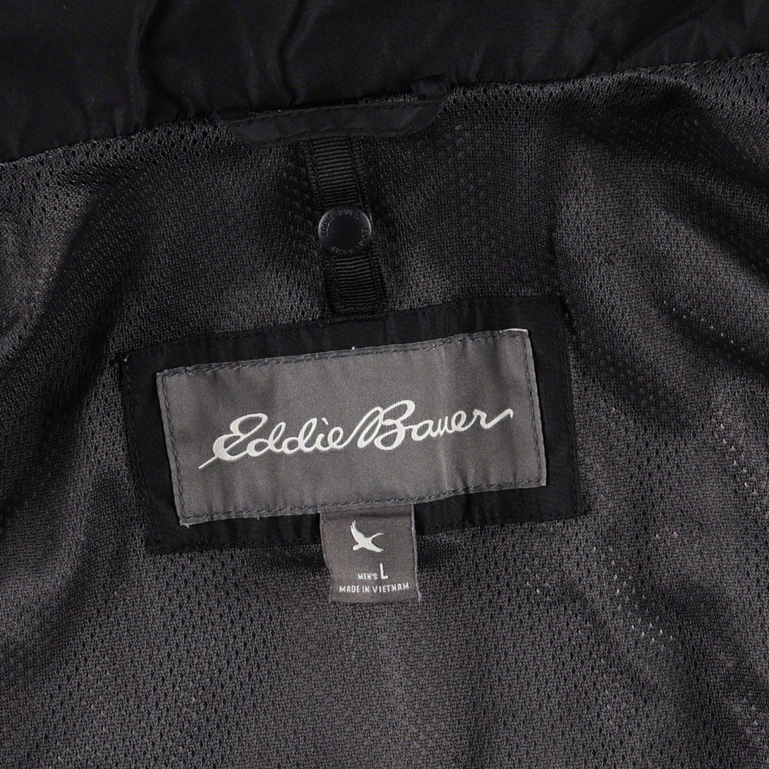 Eddie Bauer Mountain Jacket, Shell Jacket, Men's L size polyester black type Vintage Second Hand