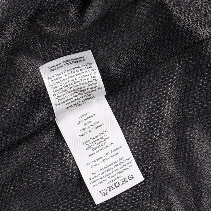 Eddie Bauer Mountain Jacket, Shell Jacket, Men's L size polyester black type Vintage Second Hand