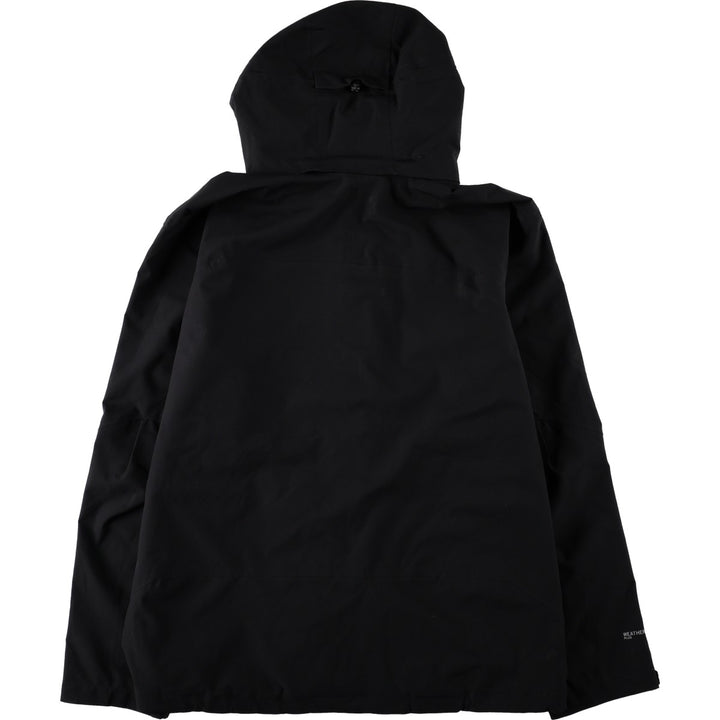 Eddie Bauer Mountain Parka Shell Jacket, Men's Size L polyester black type Vintage Second Hand