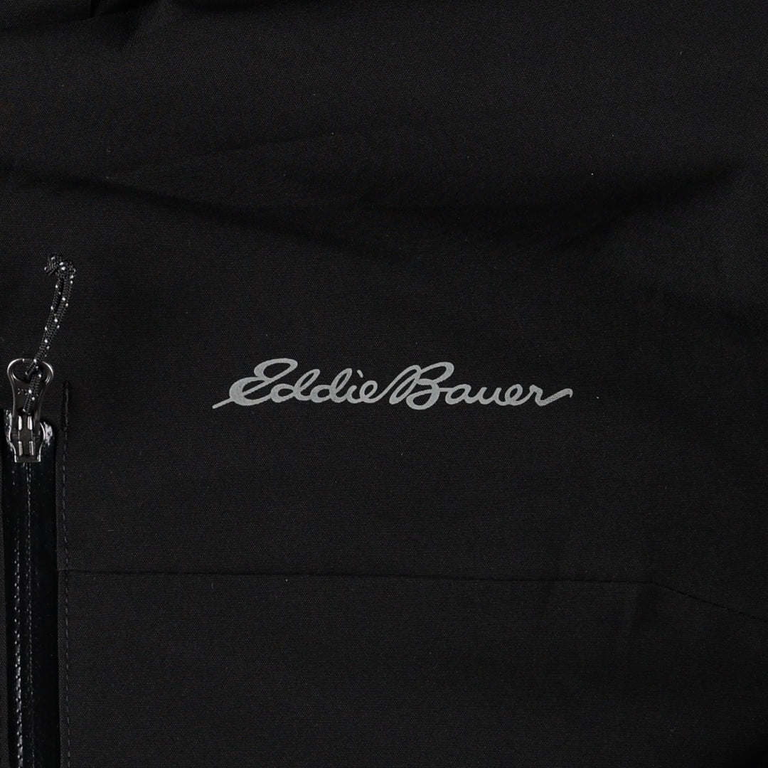 Eddie Bauer Mountain Parka Shell Jacket, Men's Size L polyester black type Vintage Second Hand