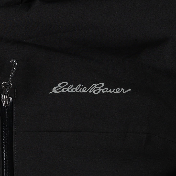 Eddie Bauer Mountain Parka Shell Jacket, Men's Size L polyester black type Vintage Second Hand