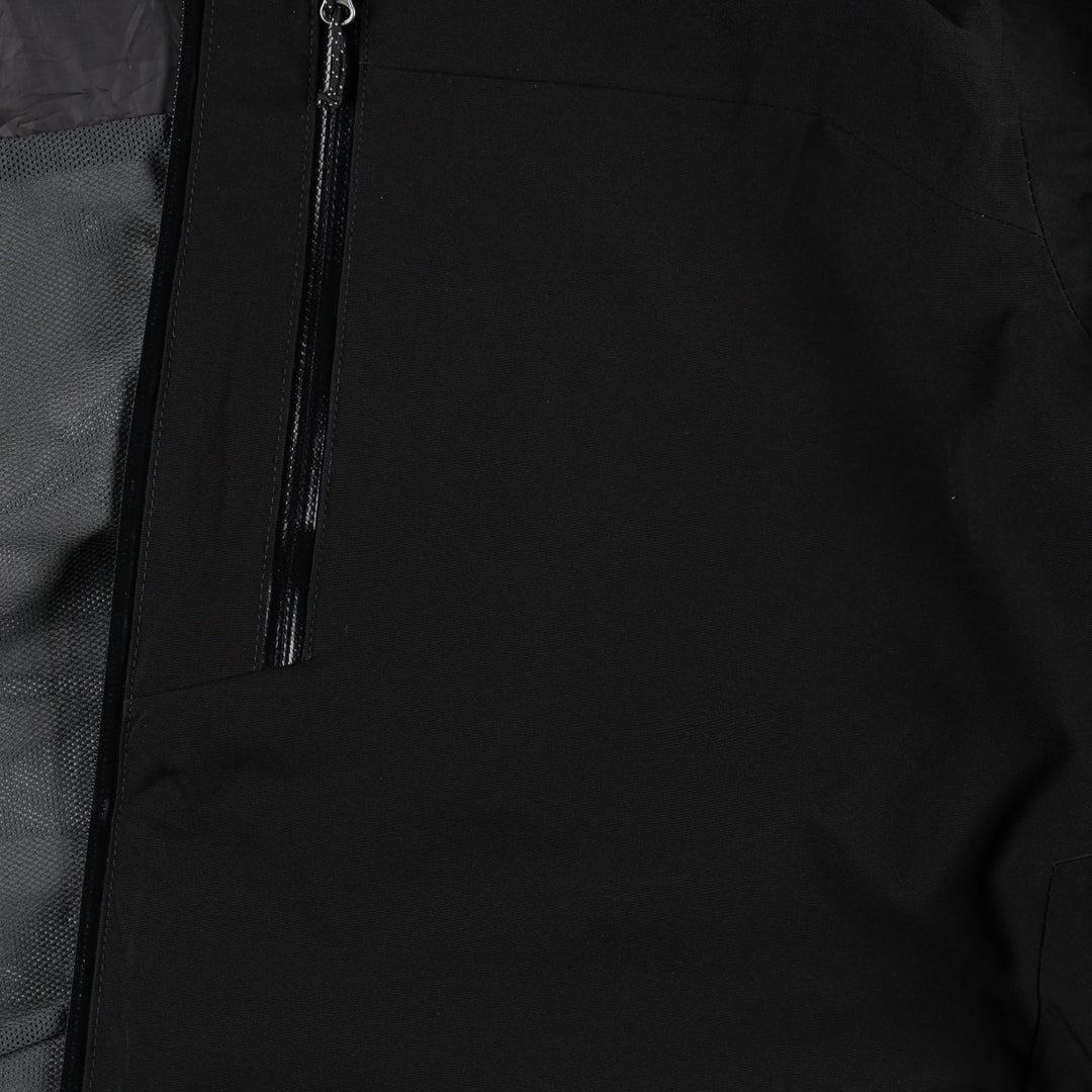 Eddie Bauer Mountain Parka Shell Jacket, Men's Size L polyester black type Vintage Second Hand