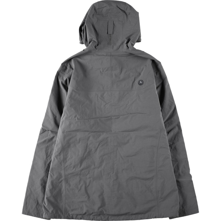 2000'S Marmot Mountain Parka Shell Jacket, Men's Size XL (approx.) Nylon Charcoal Vintage Second Hand