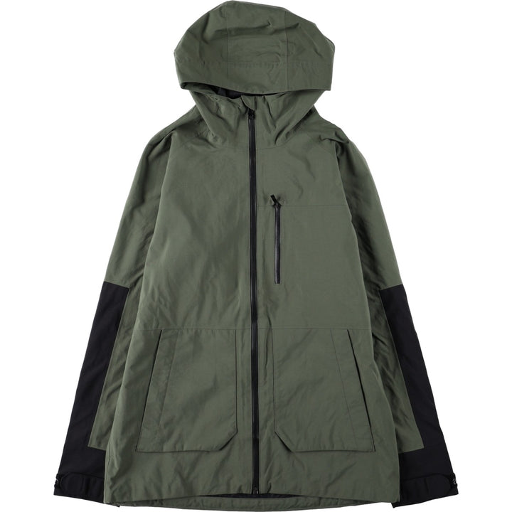 Marmot Mountain Parka Shell Jacket, Men's Size M Nylon Khaki type sage green Vintage Second Hand