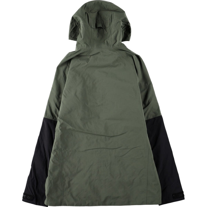 Marmot Mountain Parka Shell Jacket, Men's Size M Nylon Khaki type sage green Vintage Second Hand