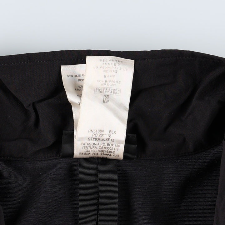 Patagonia 83020SP15 All-Free Jacket Mountain Jacket Shell Jacket Men's XL equivalent polyester black type Vintage Second Hand