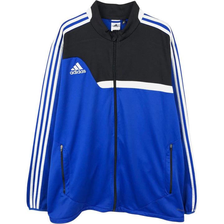 Adidas jersey track jacket, men's size XL polyester blue type Vintage Second Hand