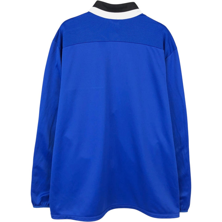 Adidas jersey track jacket, men's size XL polyester blue type Vintage Second Hand
