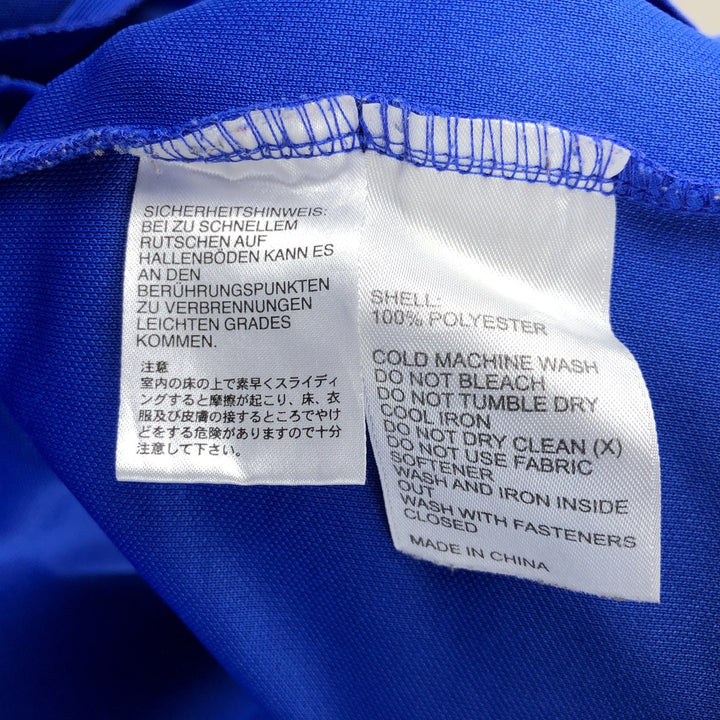 Adidas jersey track jacket, men's size XL polyester blue type Vintage Second Hand