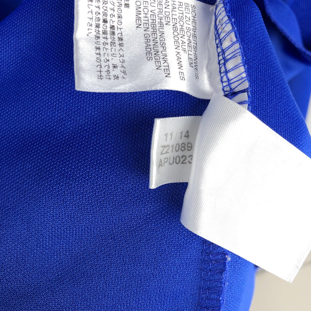 Adidas jersey track jacket, men's size XL polyester blue type Vintage Second Hand