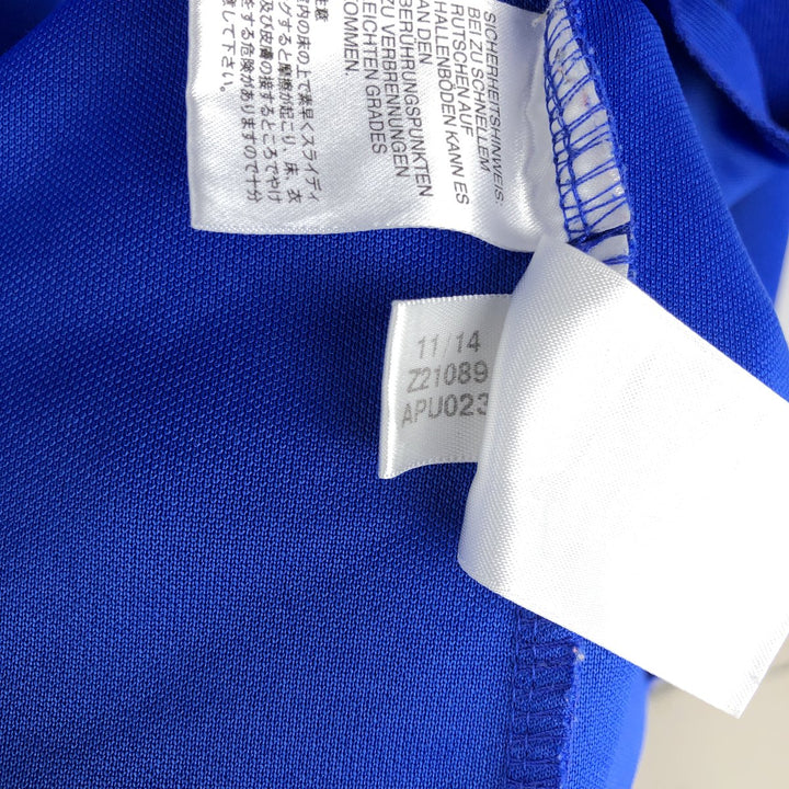 Adidas jersey track jacket, men's size XL polyester blue type Vintage Second Hand