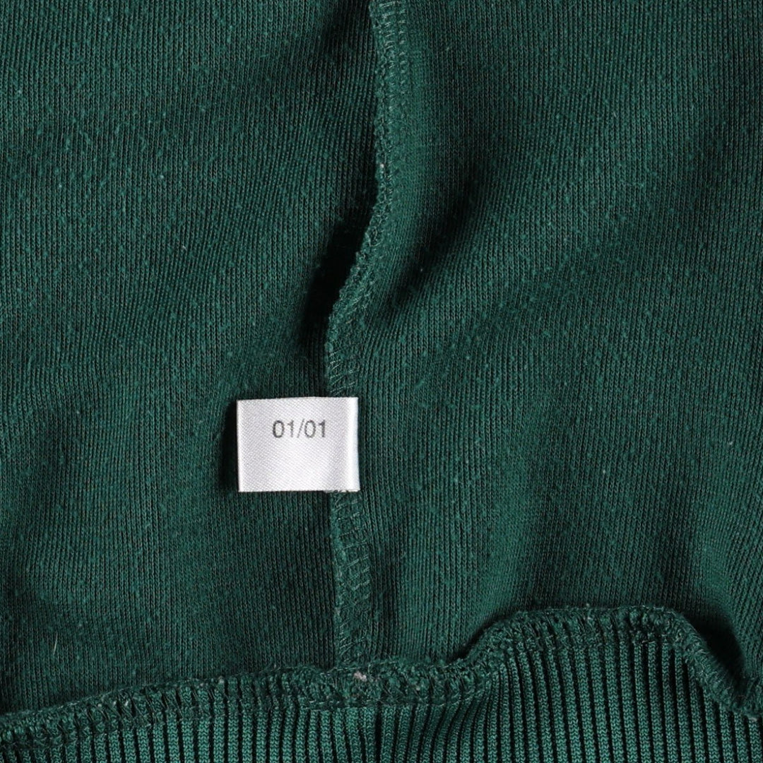 00'S adidas jersey track jacket, men's size M polyester Green type dark green Vintage Second Hand
