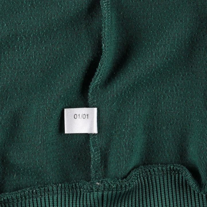 00'S adidas jersey track jacket, men's size M polyester Green type dark green Vintage Second Hand