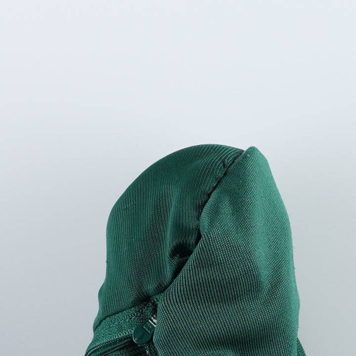 00'S adidas jersey track jacket, men's size M polyester Green type dark green Vintage Second Hand