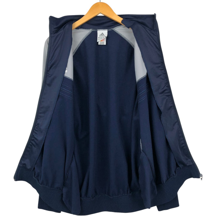 Adidas adidas jersey track jacket men's size M cotton navy blue type Vintage Second Hand