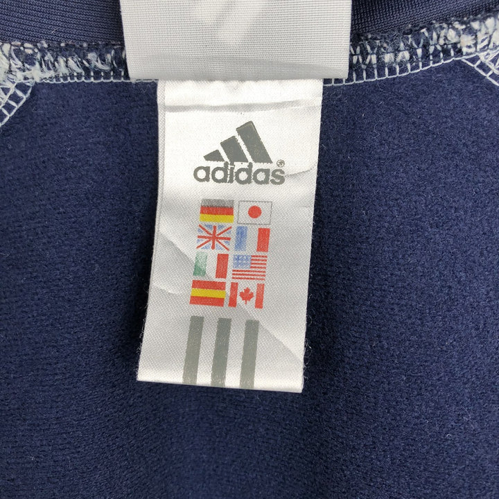 Adidas adidas jersey track jacket men's size M cotton navy blue type Vintage Second Hand