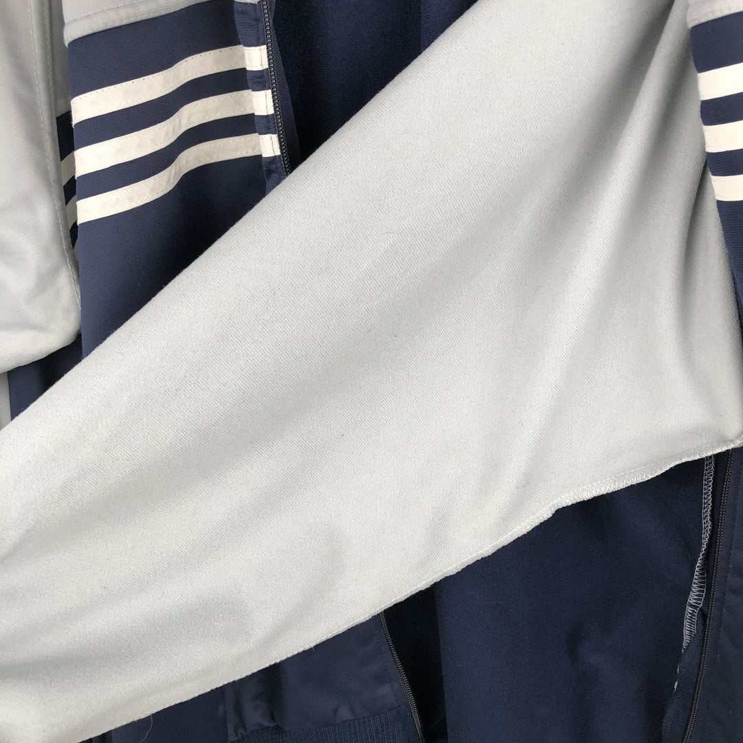 Adidas adidas jersey track jacket men's size M cotton navy blue type Vintage Second Hand
