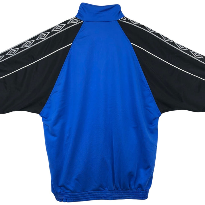90'S Umbro Blue Tag Jersey Track Jacket, Men's Size M (approx.), Vintage polyester blue type Vintage Second Hand