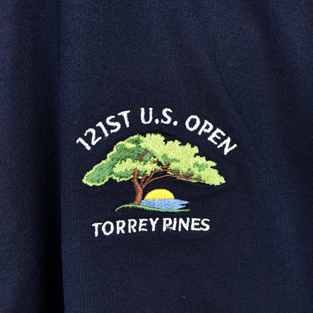 Ralph Lauren RLX (Ralph Lauren RLX) jersey pullover, men's size XL (approx.) polyester navy blue type Vintage Second Hand