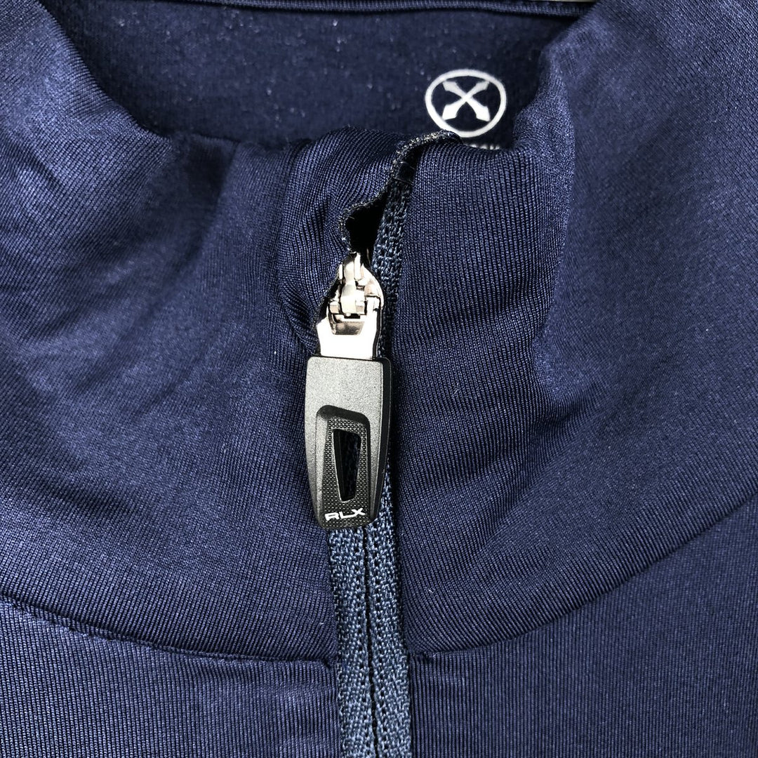 Ralph Lauren RLX (Ralph Lauren RLX) jersey pullover, men's size XL (approx.) polyester navy blue type Vintage Second Hand
