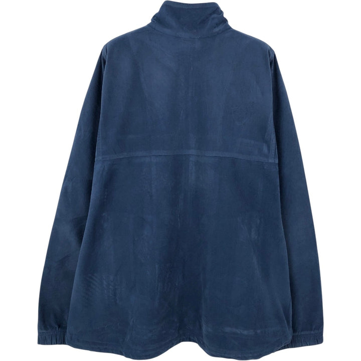 Nike TEAM Velour Track Jacket, Men's Size L (approx.) polyester navy blue type Vintage Second Hand