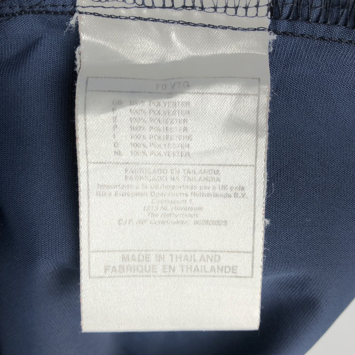 Nike TEAM Velour Track Jacket, Men's Size L (approx.) polyester navy blue type Vintage Second Hand