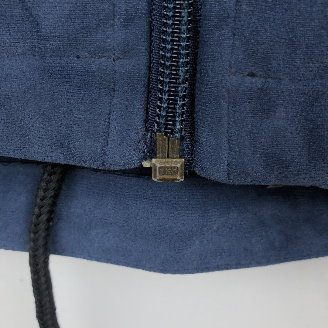 Nike TEAM Velour Track Jacket, Men's Size L (approx.) polyester navy blue type Vintage Second Hand