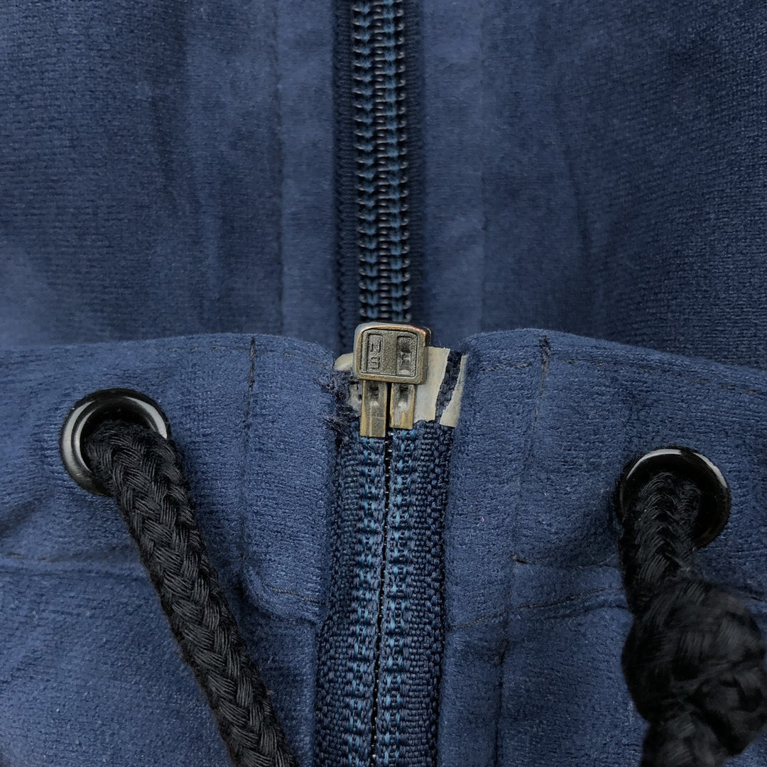 Nike TEAM Velour Track Jacket, Men's Size L (approx.) polyester navy blue type Vintage Second Hand
