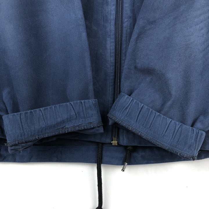 Nike TEAM Velour Track Jacket, Men's Size L (approx.) polyester navy blue type Vintage Second Hand