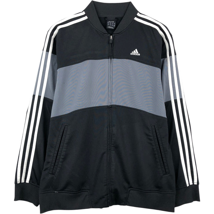 00'S adidas jersey track jacket, men's size S polyester black type Vintage Second Hand
